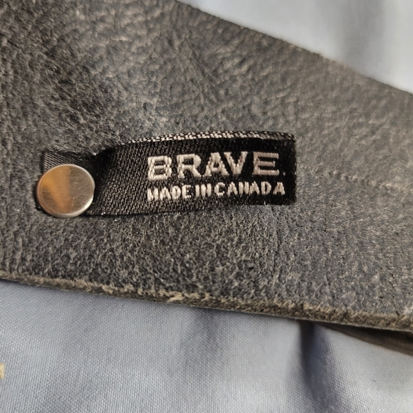 Brave women's grey Italian leather belt - Picture 7 of 10